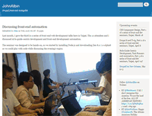 Tablet Screenshot of john.albin.net